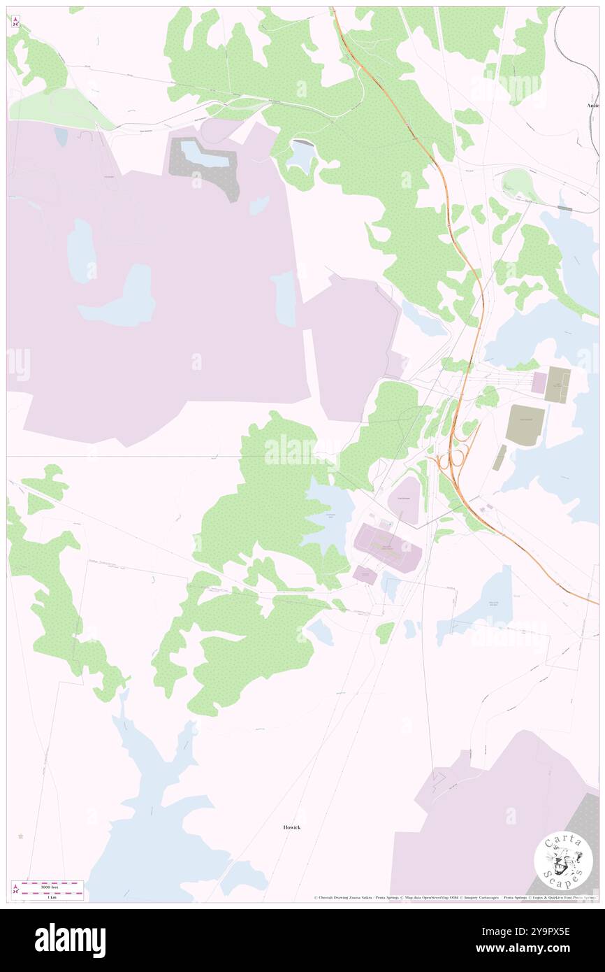 Diga di acqua dolce, Muswellbrook, AU, Australia, nuovo Galles del Sud, s 32 22' 54'', N 150 56' 4'', MAP, Cartascapes Map pubblicata nel 2024. Esplora Cartascapes, una mappa che rivela i diversi paesaggi, culture ed ecosistemi della Terra. Viaggia attraverso il tempo e lo spazio, scoprendo l'interconnessione del passato, del presente e del futuro del nostro pianeta. Foto Stock