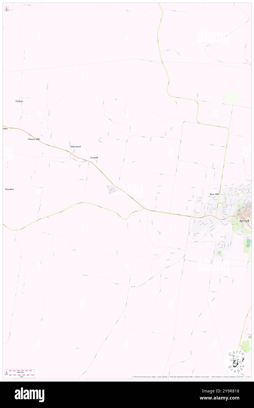 Redlands, Inverell, AU, Australia, nuovo Galles del Sud, s 29 45' 56'', N 151 3' 55'', MAP, Cartascapes Map pubblicata nel 2024. Esplora Cartascapes, una mappa che rivela i diversi paesaggi, culture ed ecosistemi della Terra. Viaggia attraverso il tempo e lo spazio, scoprendo l'interconnessione del passato, del presente e del futuro del nostro pianeta. Foto Stock