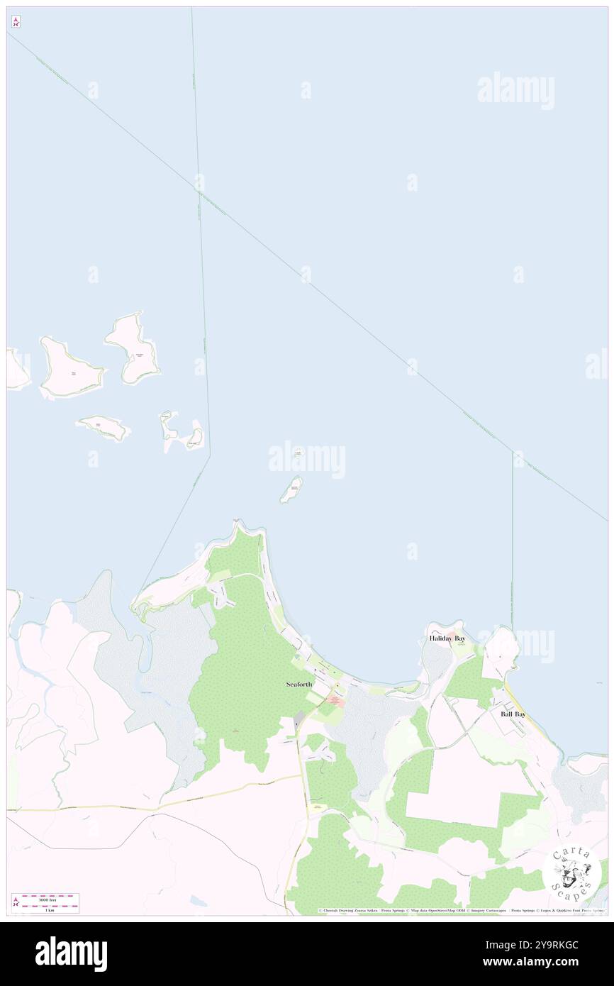 North Red Cliff Island, ( AU), Australia, Queensland, s 20 52' 1'', N 148 57' 44'', MAP, Cartascapes Map pubblicata nel 2024. Esplora Cartascapes, una mappa che rivela i diversi paesaggi, culture ed ecosistemi della Terra. Viaggia attraverso il tempo e lo spazio, scoprendo l'interconnessione del passato, del presente e del futuro del nostro pianeta. Foto Stock