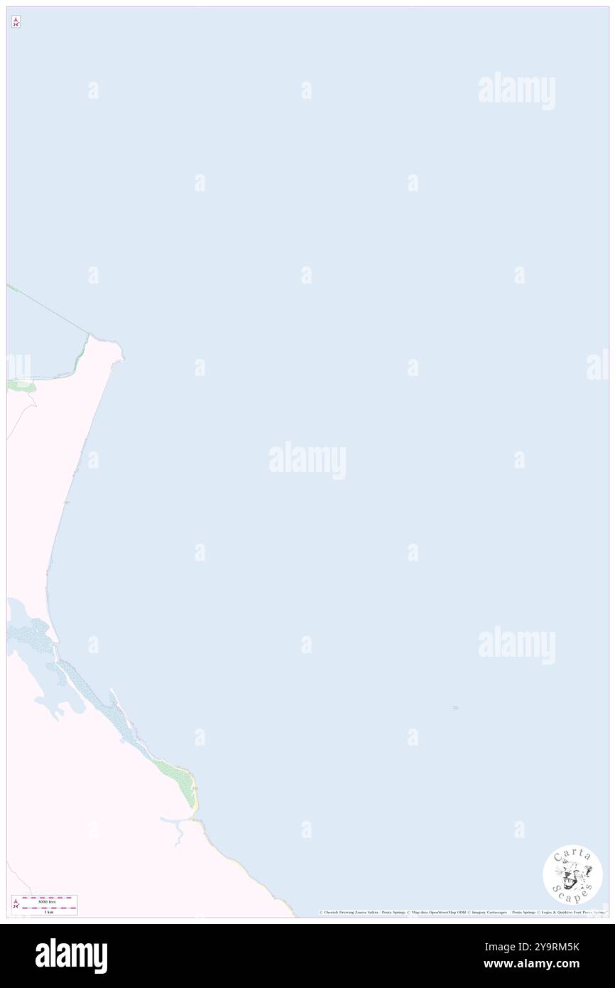 Four Foot Rock, , AU, Australia, Queensland, s 14 51' 4'', N 145 15' 43'', MAP, Cartascapes Map pubblicata nel 2024. Esplora Cartascapes, una mappa che rivela i diversi paesaggi, culture ed ecosistemi della Terra. Viaggia attraverso il tempo e lo spazio, scoprendo l'interconnessione del passato, del presente e del futuro del nostro pianeta. Foto Stock