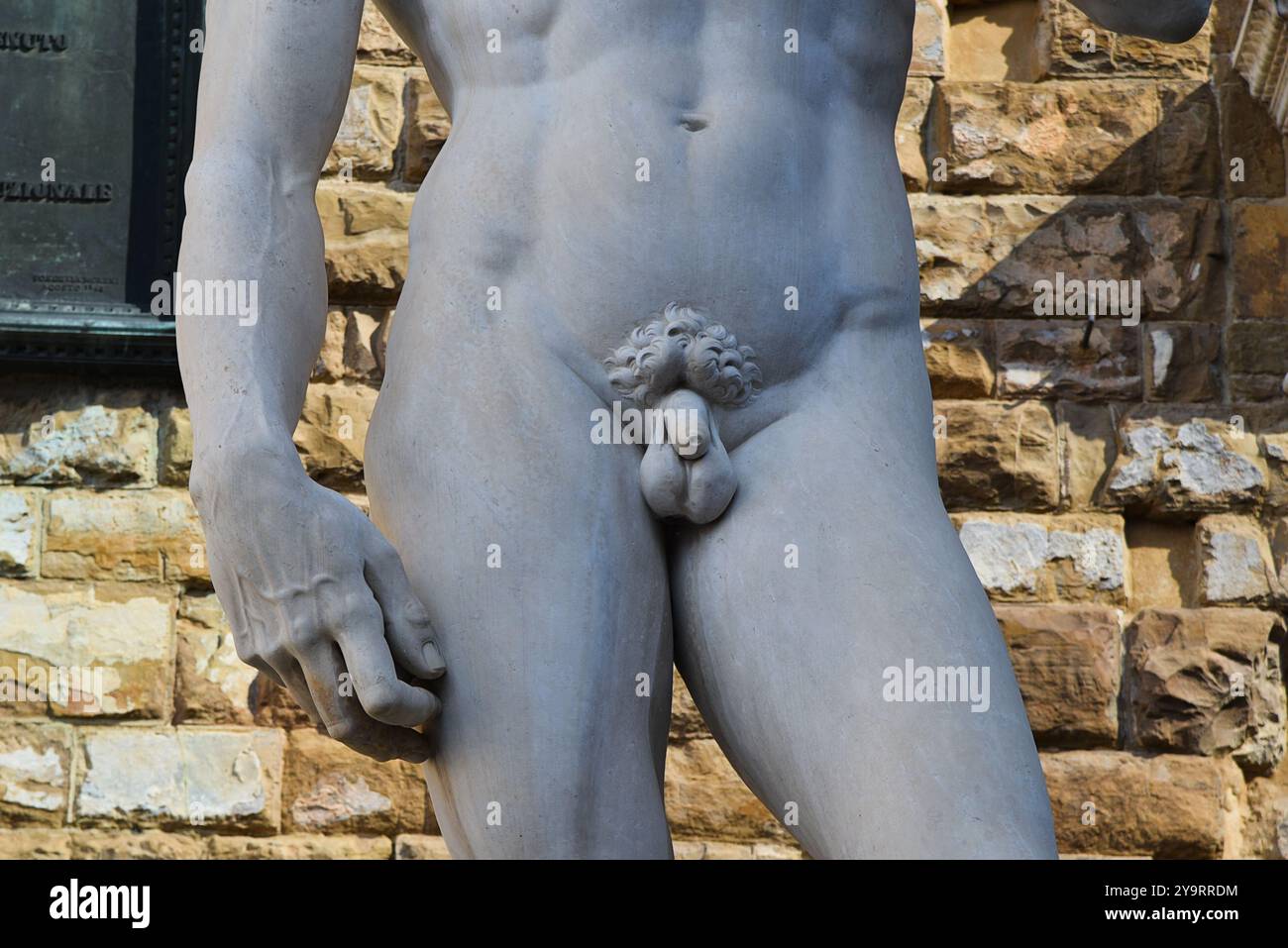 Firenze, Italia, 15 settembre 2024. La famosa scultura il David di Michelangelo. Foto di alta qualità Foto Stock