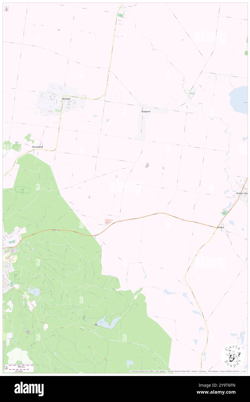 Oak vale, Hepburn, Australia, Victoria, s 37 23' 57'', N 143 56' 50'', MAP, Cartascapes Map pubblicata nel 2024. Esplora Cartascapes, una mappa che rivela i diversi paesaggi, culture ed ecosistemi della Terra. Viaggia attraverso il tempo e lo spazio, scoprendo l'interconnessione del passato, del presente e del futuro del nostro pianeta. Foto Stock