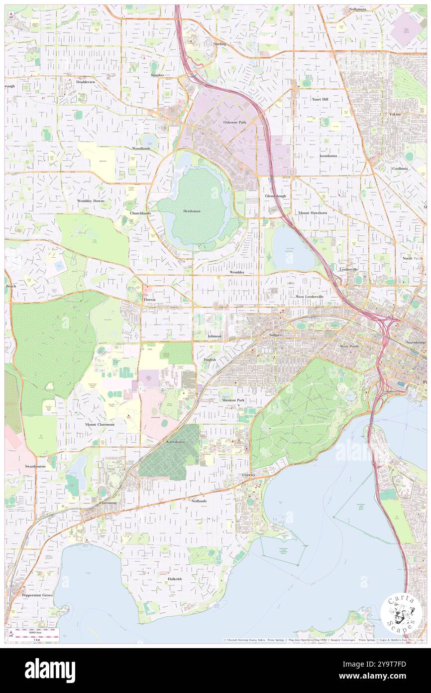 Mabel Talbot Park, , AU, Australia, Australia Occidentale, s 31 56' 39'', N 115 48' 34'', MAP, Cartascapes Map pubblicata nel 2024. Esplora Cartascapes, una mappa che rivela i diversi paesaggi, culture ed ecosistemi della Terra. Viaggia attraverso il tempo e lo spazio, scoprendo l'interconnessione del passato, del presente e del futuro del nostro pianeta. Foto Stock