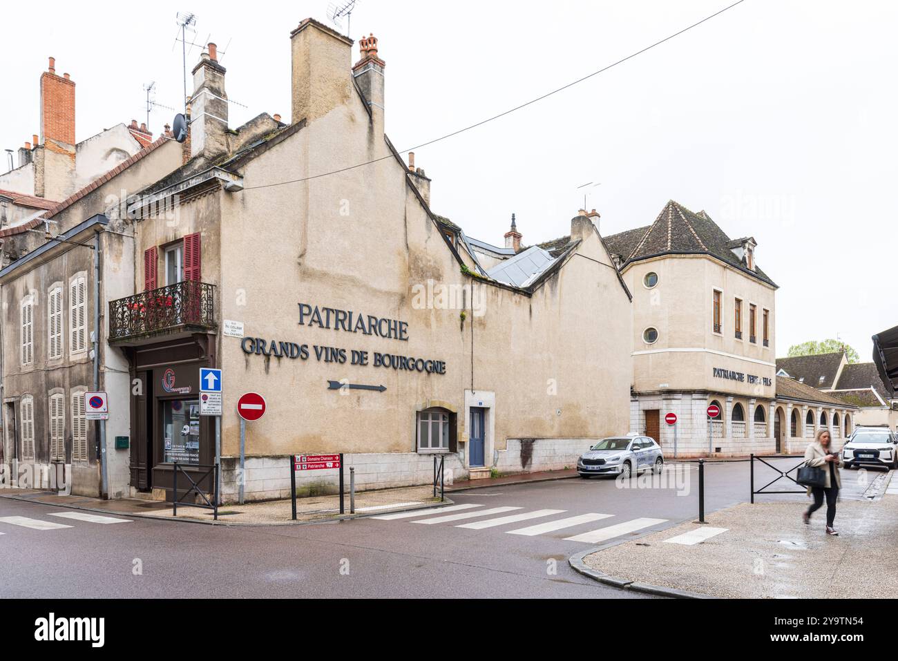 Beaune, Francia - 29 aprile 2024: Il famoso mercato di Vin della Borgogna nell'antica città di Beaune, nella regione della Borgogna in Francia Foto Stock