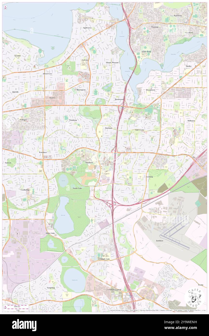 St. John of God Murdoch Hospital, Melville, AU, Australia, Australia Occidentale, s 32 4' 3'', N 115 50' 42'', MAP, Cartascapes Map pubblicata nel 2024. Esplora Cartascapes, una mappa che rivela i diversi paesaggi, culture ed ecosistemi della Terra. Viaggia attraverso il tempo e lo spazio, scoprendo l'interconnessione del passato, del presente e del futuro del nostro pianeta. Foto Stock