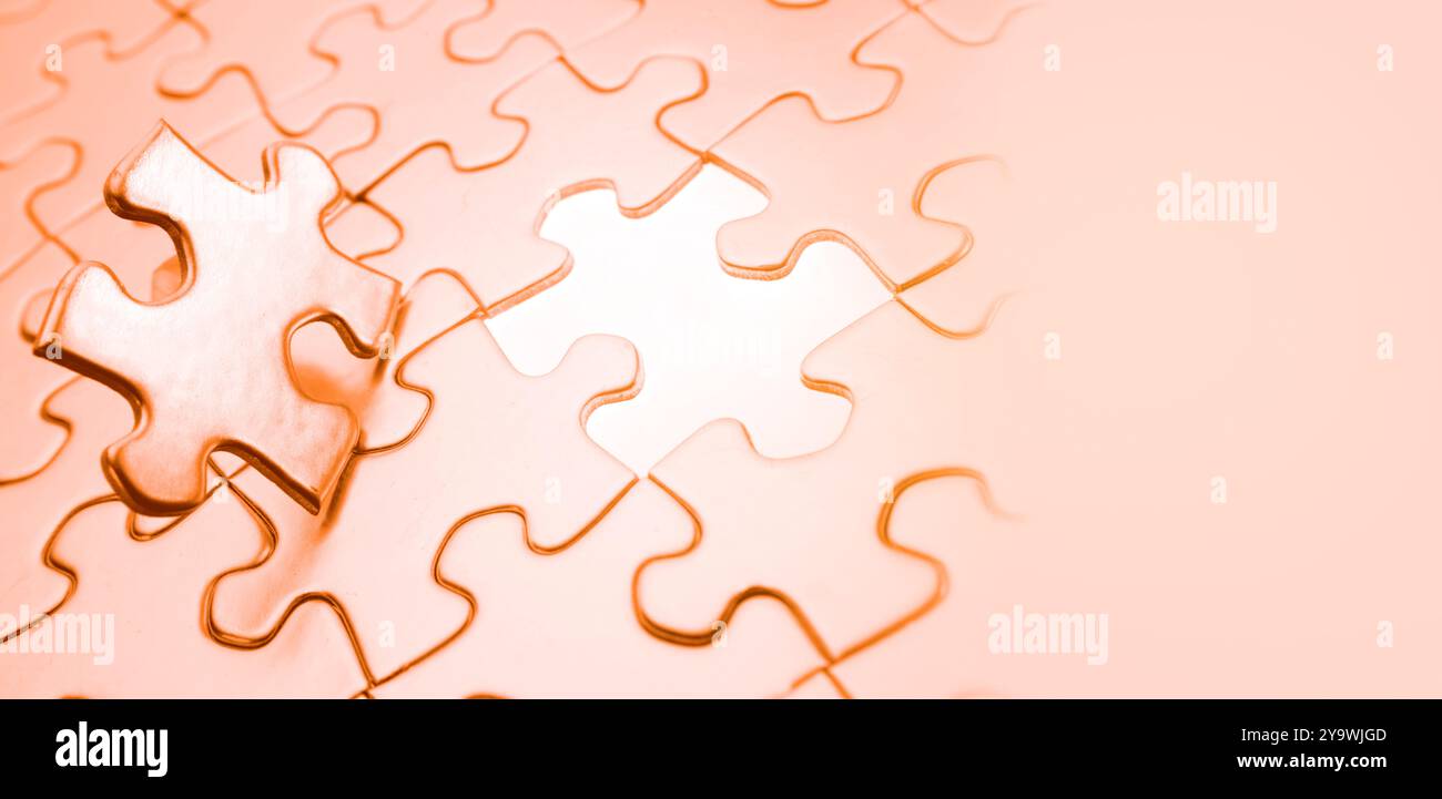 Ultimo pezzo del puzzle Foto Stock