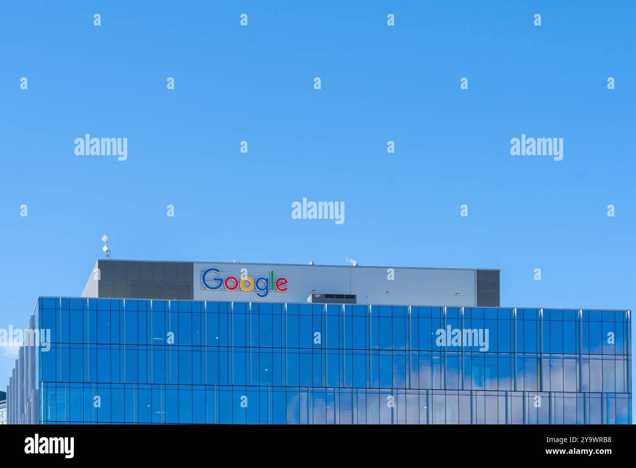 Google nuovo edificio per uffici a Kitchener-Waterloo, Ontario, Canada. Foto Stock