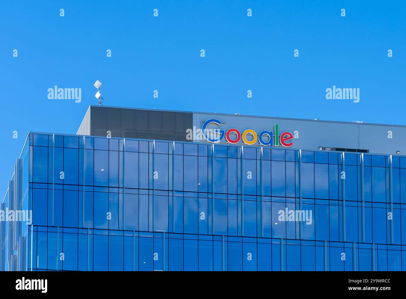 Google nuovo edificio per uffici a Kitchener-Waterloo, Ontario, Canada. Foto Stock
