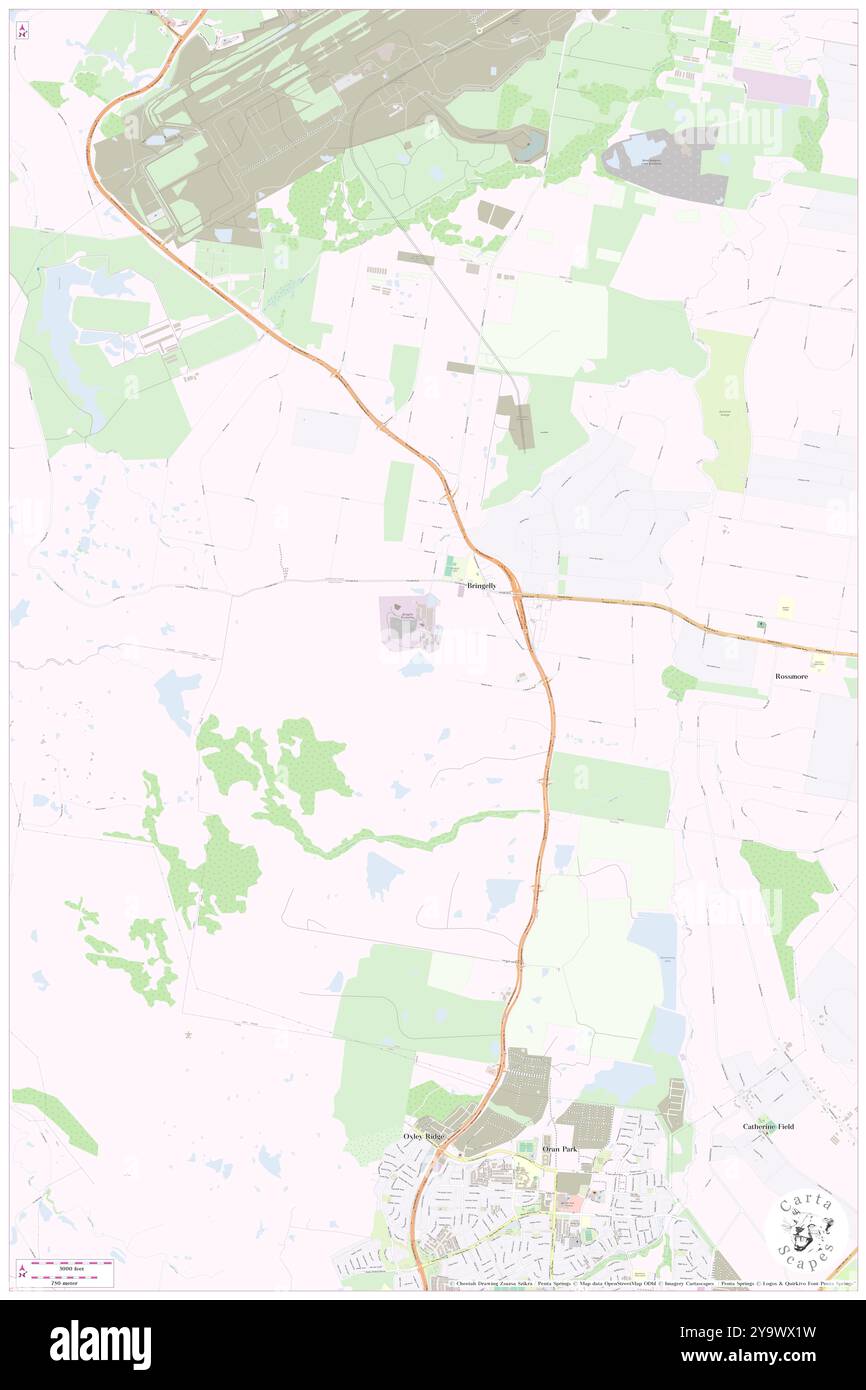 Bringelly, Liverpool, AU, Australia, nuovo Galles del Sud, s 33 55' 59'', N 150 43' 59'', MAP, Cartascapes Map pubblicata nel 2024. Esplora Cartascapes, una mappa che rivela i diversi paesaggi, culture ed ecosistemi della Terra. Viaggia attraverso il tempo e lo spazio, scoprendo l'interconnessione del passato, del presente e del futuro del nostro pianeta. Foto Stock