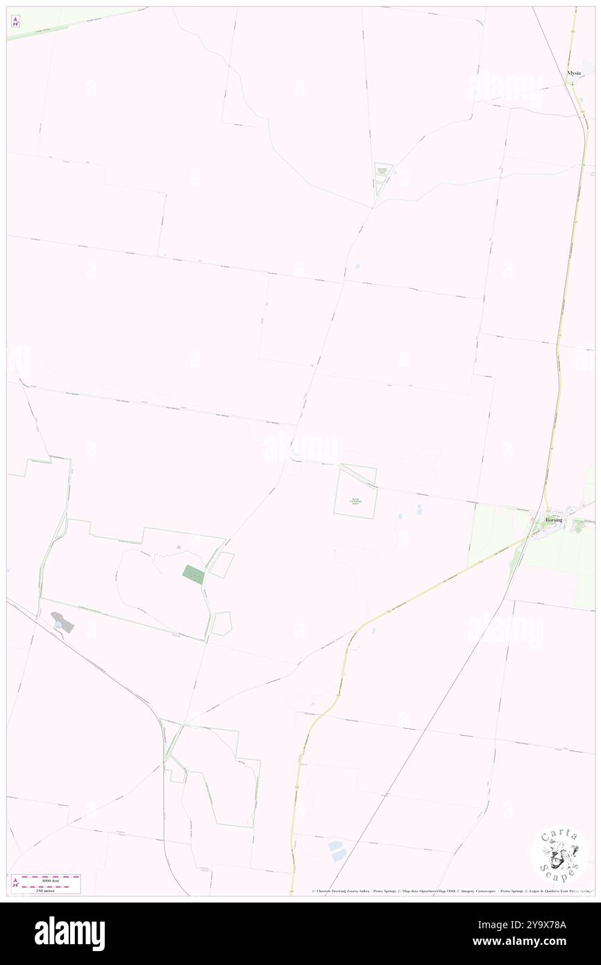 Robertville, Loddon, Australia, Victoria, s 36 16' 51'', N 143 42' 35'', MAP, Cartascapes Map pubblicata nel 2024. Esplora Cartascapes, una mappa che rivela i diversi paesaggi, culture ed ecosistemi della Terra. Viaggia attraverso il tempo e lo spazio, scoprendo l'interconnessione del passato, del presente e del futuro del nostro pianeta. Foto Stock