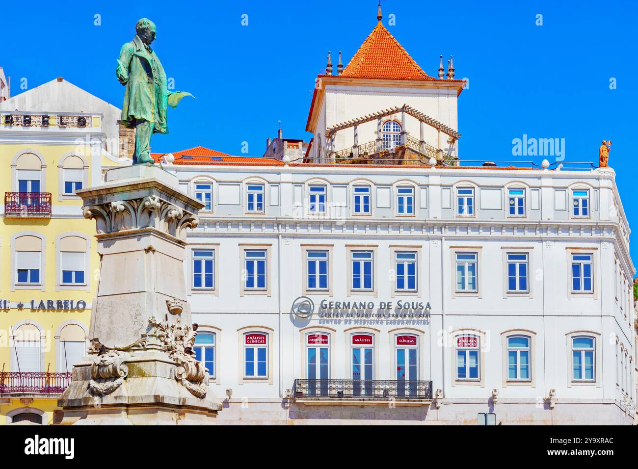 Portogallo, regione centrale, Coimbra, Portagem Square Foto Stock