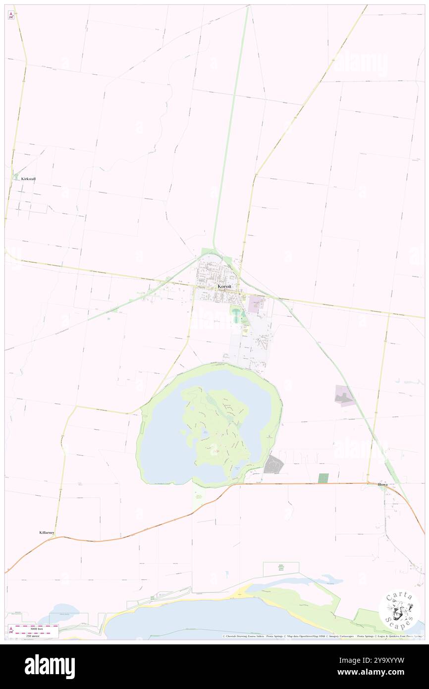 Rosebank, Moyne, AU, Australia, Victoria, s 38 17' 51'', N 142 21' 42'', MAP, Cartascapes Map pubblicata nel 2024. Esplora Cartascapes, una mappa che rivela i diversi paesaggi, culture ed ecosistemi della Terra. Viaggia attraverso il tempo e lo spazio, scoprendo l'interconnessione del passato, del presente e del futuro del nostro pianeta. Foto Stock