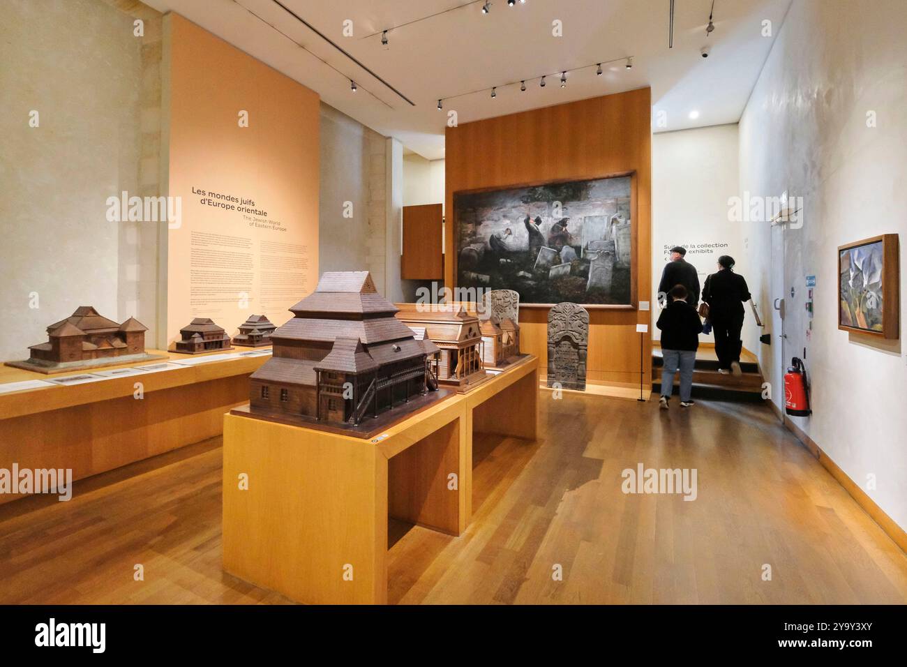 Francia, Parigi, il MahJ (Museo di Arte e storia ebraica), la sala della Sinagoga Foto Stock