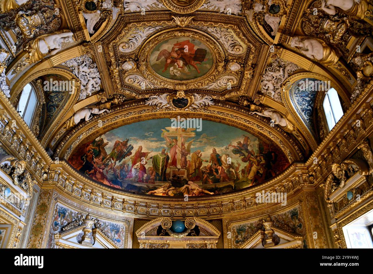Francia, Parigi, Senato, Palazzo, interior design, decorazione Foto Stock