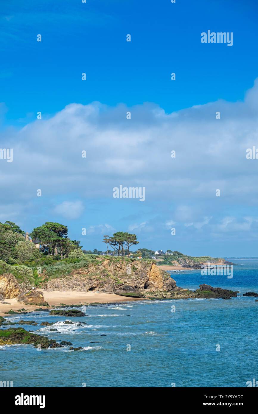 Francia, Loire Atlantique, Saint-Nazaire, Chemoulin Coves Foto Stock