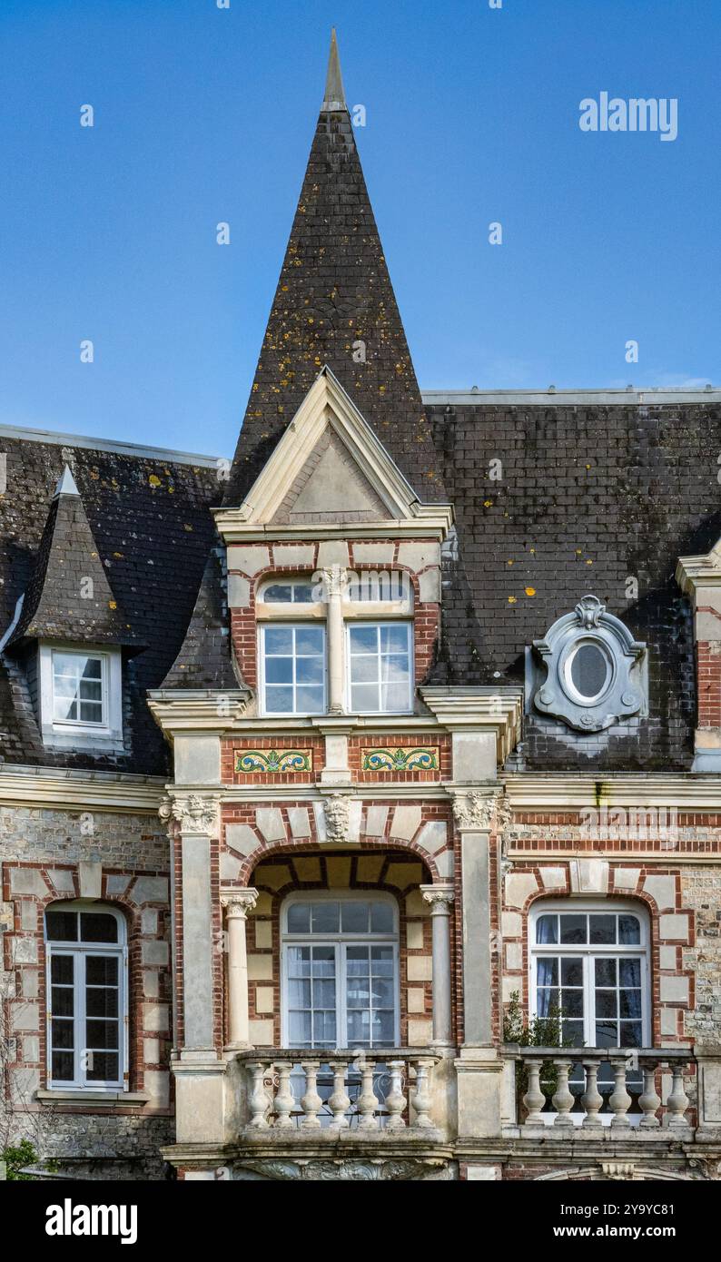 Francia, Calvados, Cabourg, Villa Argentina Foto Stock