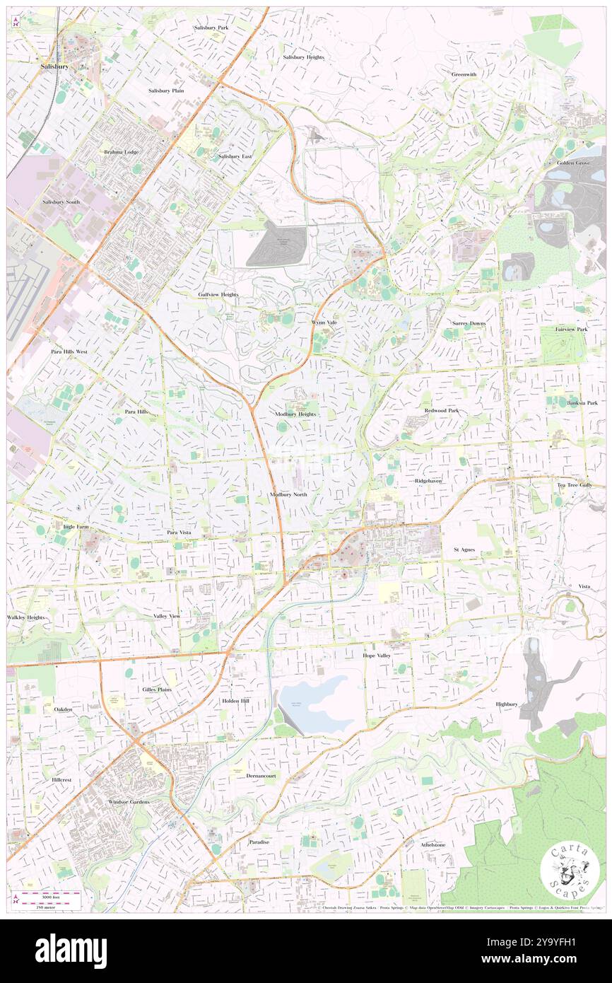 Kimberley Reserve, , AU, Australia, Australia meridionale, s 34 49' 6'', N 138 41' 3'', MAP, Cartascapes Map pubblicata nel 2024. Esplora Cartascapes, una mappa che rivela i diversi paesaggi, culture ed ecosistemi della Terra. Viaggia attraverso il tempo e lo spazio, scoprendo l'interconnessione del passato, del presente e del futuro del nostro pianeta. Foto Stock