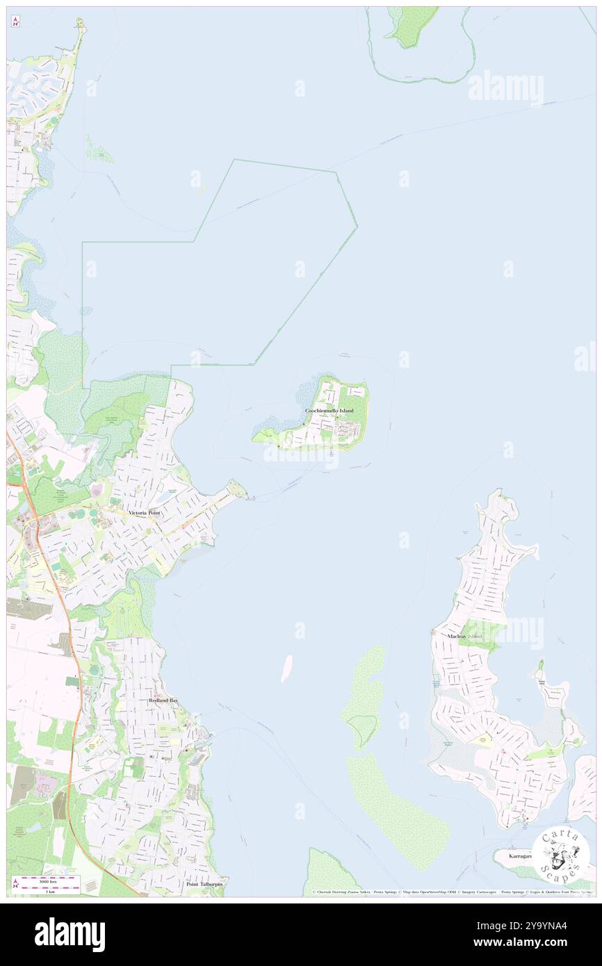 Main Beach, , AU, Australia, Queensland, s 27 34' 30'', N 153 19' 37'', MAP, Cartascapes Map pubblicata nel 2024. Esplora Cartascapes, una mappa che rivela i diversi paesaggi, culture ed ecosistemi della Terra. Viaggia attraverso il tempo e lo spazio, scoprendo l'interconnessione del passato, del presente e del futuro del nostro pianeta. Foto Stock