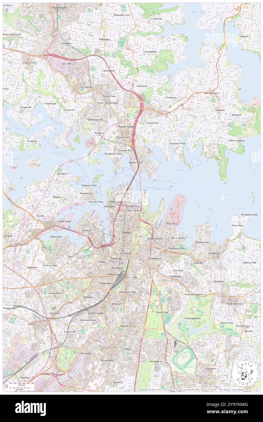 Cadmans Cottage Historic Site, città di Sydney, AU, Australia, nuovo Galles del Sud, s 33 51' 30'', N 151 12' 36'', MAP, Cartascapes Map pubblicata nel 2024. Esplora Cartascapes, una mappa che rivela i diversi paesaggi, culture ed ecosistemi della Terra. Viaggia attraverso il tempo e lo spazio, scoprendo l'interconnessione del passato, del presente e del futuro del nostro pianeta. Foto Stock