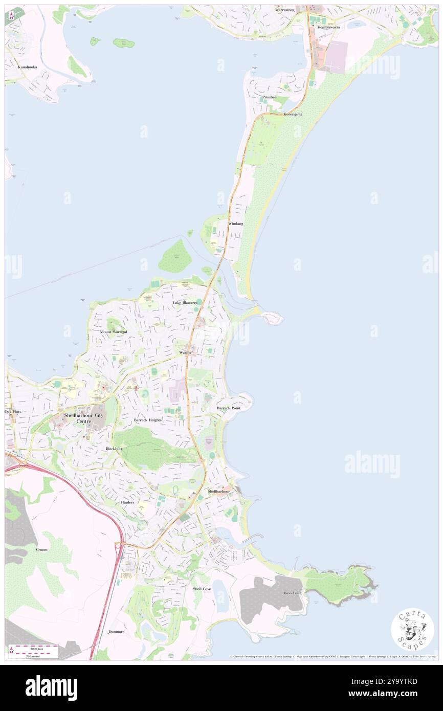 King Mickey Park, ( AU), Australia, nuovo Galles del Sud, s 34 32' 54'', N 150 52' 4'', MAP, Cartascapes Map pubblicata nel 2024. Esplora Cartascapes, una mappa che rivela i diversi paesaggi, culture ed ecosistemi della Terra. Viaggia attraverso il tempo e lo spazio, scoprendo l'interconnessione del passato, del presente e del futuro del nostro pianeta. Foto Stock