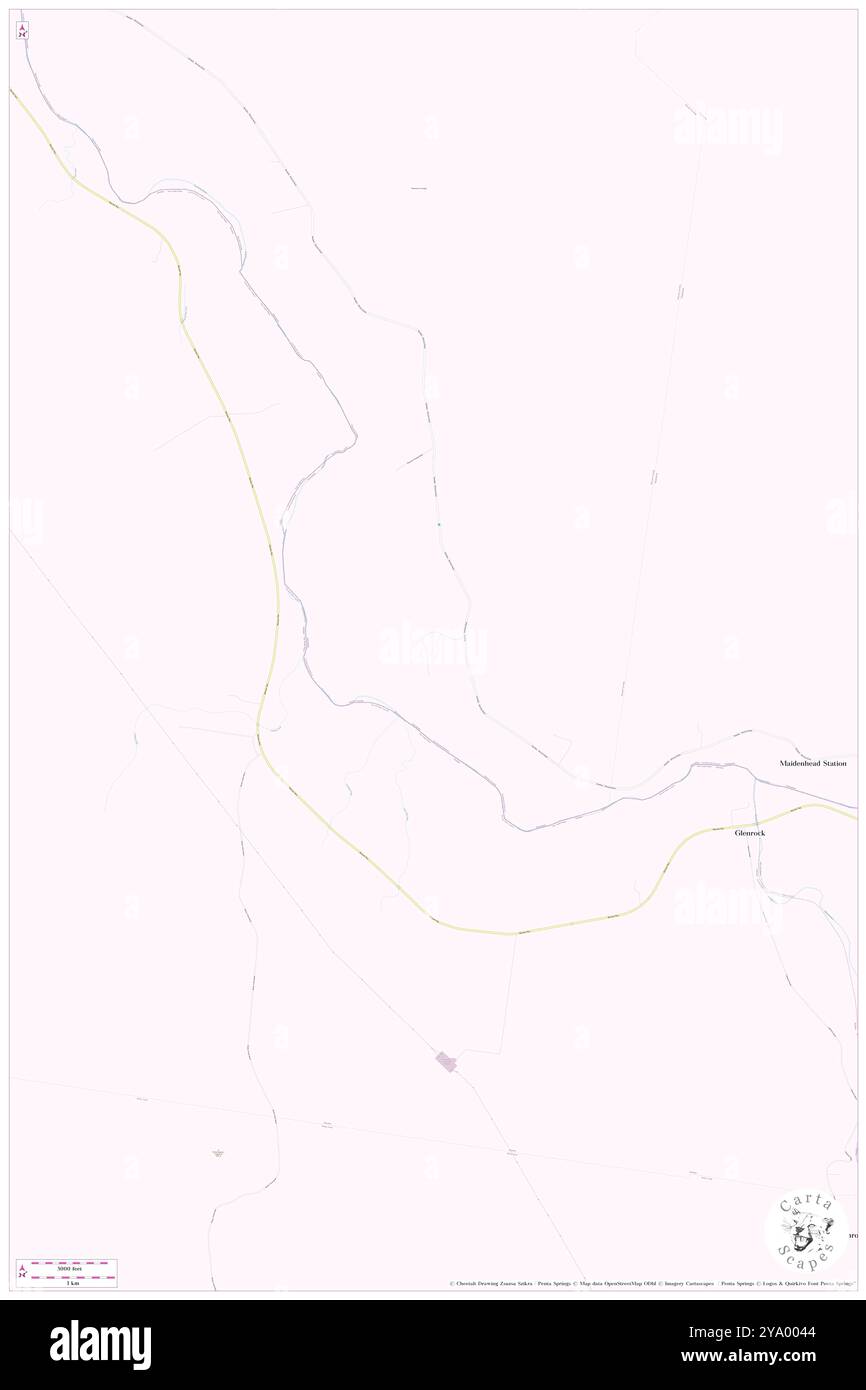 Taroona, Goondiwindi, AU, Australia, Queensland, s 29 9' 37'', N 151 19' 38'', MAP, Cartascapes Map pubblicata nel 2024. Esplora Cartascapes, una mappa che rivela i diversi paesaggi, culture ed ecosistemi della Terra. Viaggia attraverso il tempo e lo spazio, scoprendo l'interconnessione del passato, del presente e del futuro del nostro pianeta. Foto Stock