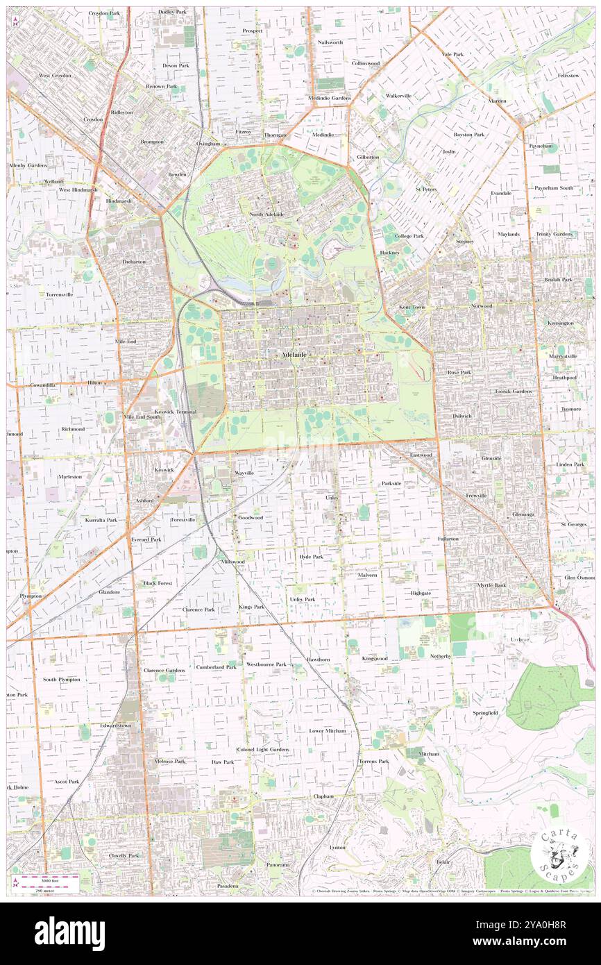 Adelaide Language and Multi-Cultural Centre, Unley, AU, Australia, Australia meridionale, s 34 56' 30'', N 138 36' 4'', MAP, Cartascapes Map pubblicata nel 2024. Esplora Cartascapes, una mappa che rivela i diversi paesaggi, culture ed ecosistemi della Terra. Viaggia attraverso il tempo e lo spazio, scoprendo l'interconnessione del passato, del presente e del futuro del nostro pianeta. Foto Stock