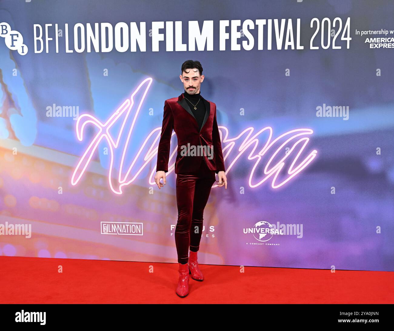 LONDRA, INGHILTERRA: 11 ottobre 2024: James Mac partecipa al "Anora" - 68° BFI London Film Festival a Londra, Regno Unito. (Foto di 李世惠/SEE li/Picture Capital) Foto Stock