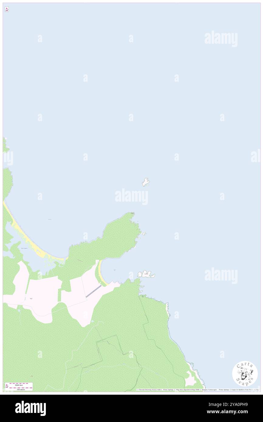 Cape Frederick Hendrick, UA, Australia, Tasmania, s 42 51' 35'', N 147 58' 11'', MAP, Cartascapes Map pubblicata nel 2024. Esplora Cartascapes, una mappa che rivela i diversi paesaggi, culture ed ecosistemi della Terra. Viaggia attraverso il tempo e lo spazio, scoprendo l'interconnessione del passato, del presente e del futuro del nostro pianeta. Foto Stock