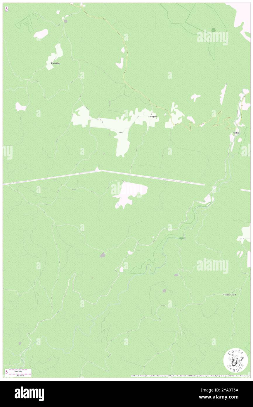 Hoopers Hill, Derwent Valley, AU, Australia, Tasmania, s 42 48' 36'', N 146 53' 59'', MAP, Cartascapes Map pubblicata nel 2024. Esplora Cartascapes, una mappa che rivela i diversi paesaggi, culture ed ecosistemi della Terra. Viaggia attraverso il tempo e lo spazio, scoprendo l'interconnessione del passato, del presente e del futuro del nostro pianeta. Foto Stock