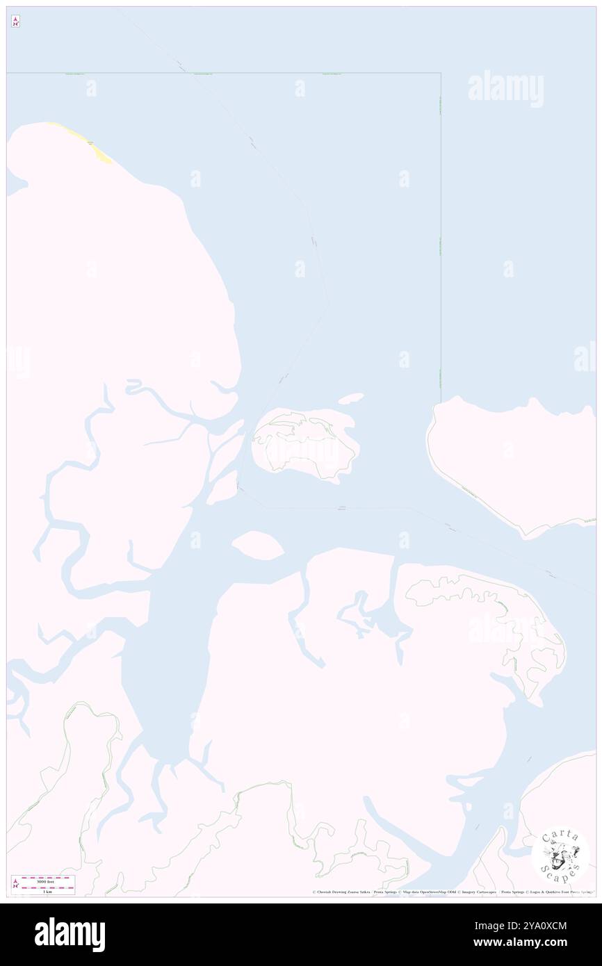 Trochus Island, , AU, Australia, Queensland, s 10 55' 19'', N 142 37' 49'', MAP, Cartascapes Map pubblicata nel 2024. Esplora Cartascapes, una mappa che rivela i diversi paesaggi, culture ed ecosistemi della Terra. Viaggia attraverso il tempo e lo spazio, scoprendo l'interconnessione del passato, del presente e del futuro del nostro pianeta. Foto Stock