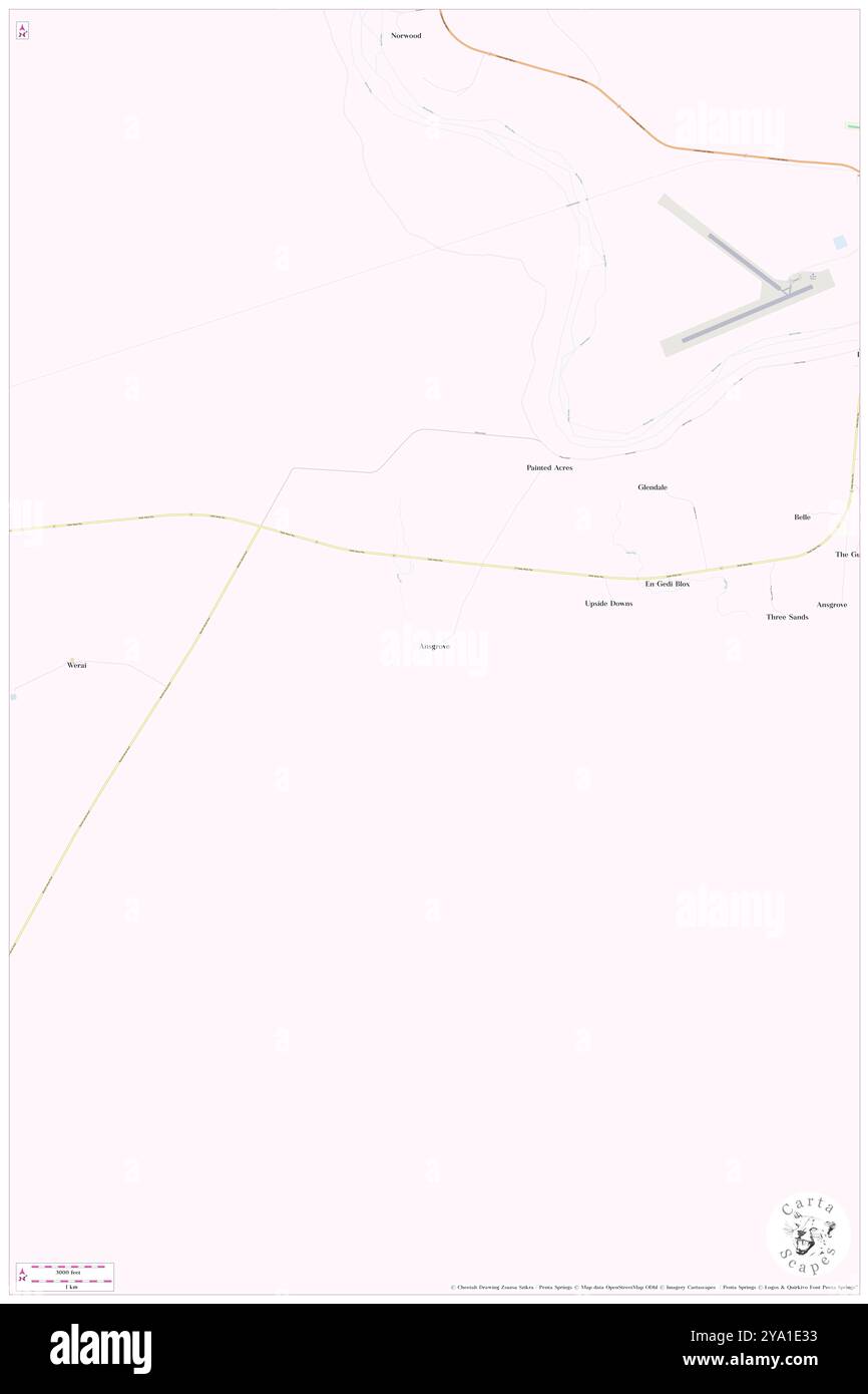 Ansgrove, Blackall Tambo, AU, Australia, Queensland, s 24 28' 7'', N 145 23' 29'', MAP, Cartascapes Map pubblicata nel 2024. Esplora Cartascapes, una mappa che rivela i diversi paesaggi, culture ed ecosistemi della Terra. Viaggia attraverso il tempo e lo spazio, scoprendo l'interconnessione del passato, del presente e del futuro del nostro pianeta. Foto Stock