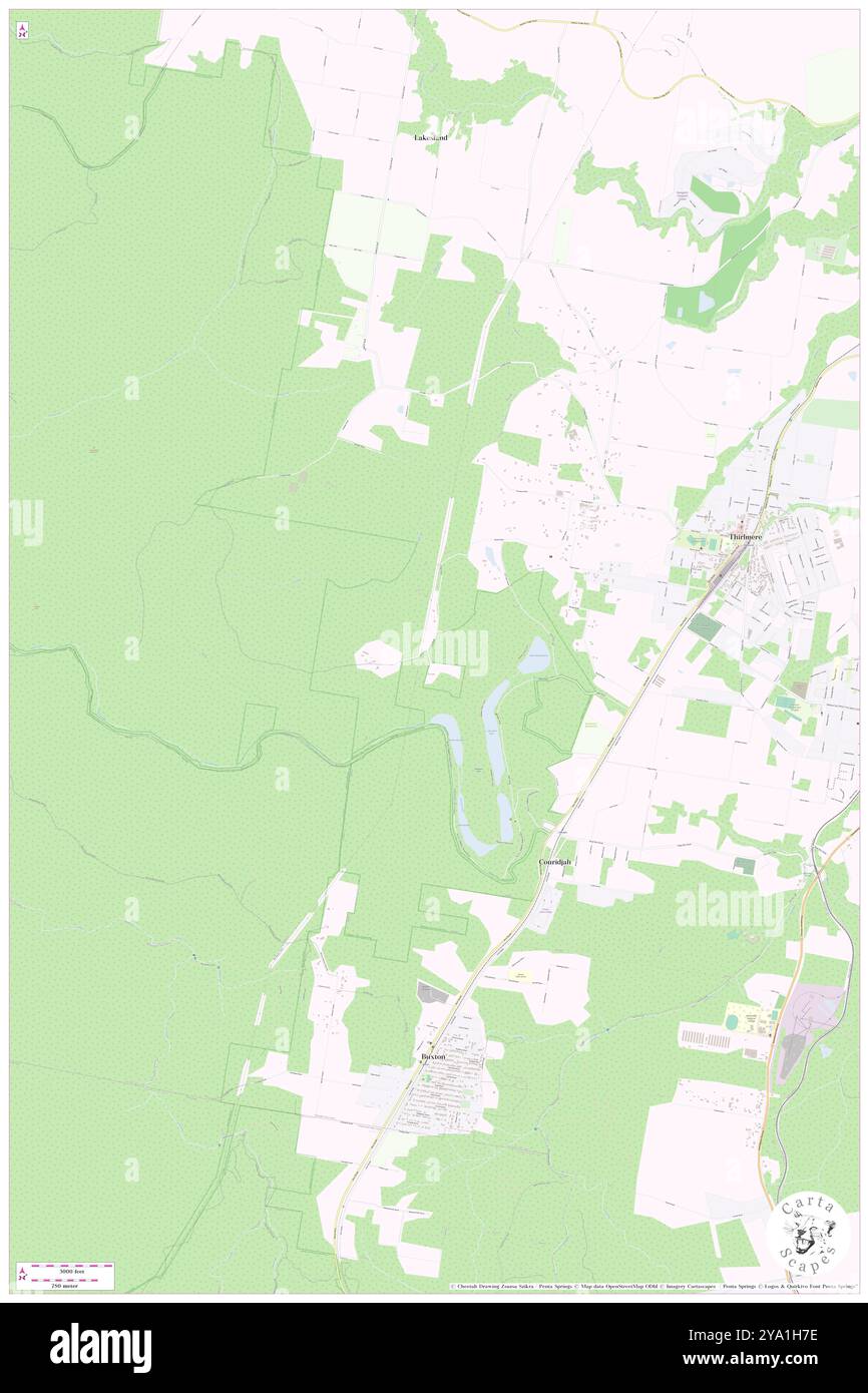 The Coradjery Lagoons, UA, Australia, nuovo Galles del Sud, s 34 12' 54'', N 150 32' 4'', MAP, Cartascapes Map pubblicata nel 2024. Esplora Cartascapes, una mappa che rivela i diversi paesaggi, culture ed ecosistemi della Terra. Viaggia attraverso il tempo e lo spazio, scoprendo l'interconnessione del passato, del presente e del futuro del nostro pianeta. Foto Stock