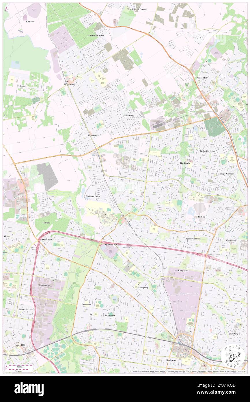 Quaker Hill Park, , AU, Australia, nuovo Galles del Sud, s 33 42' 54'', N 150 53' 4'', MAP, Cartascapes Map pubblicata nel 2024. Esplora Cartascapes, una mappa che rivela i diversi paesaggi, culture ed ecosistemi della Terra. Viaggia attraverso il tempo e lo spazio, scoprendo l'interconnessione del passato, del presente e del futuro del nostro pianeta. Foto Stock