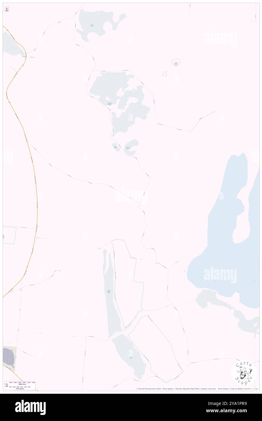 Zanneil, Robe, AU, Australia, Australia meridionale, s 37 7' 29'', N 139 51' 14'', MAP, Cartascapes Map pubblicata nel 2024. Esplora Cartascapes, una mappa che rivela i diversi paesaggi, culture ed ecosistemi della Terra. Viaggia attraverso il tempo e lo spazio, scoprendo l'interconnessione del passato, del presente e del futuro del nostro pianeta. Foto Stock