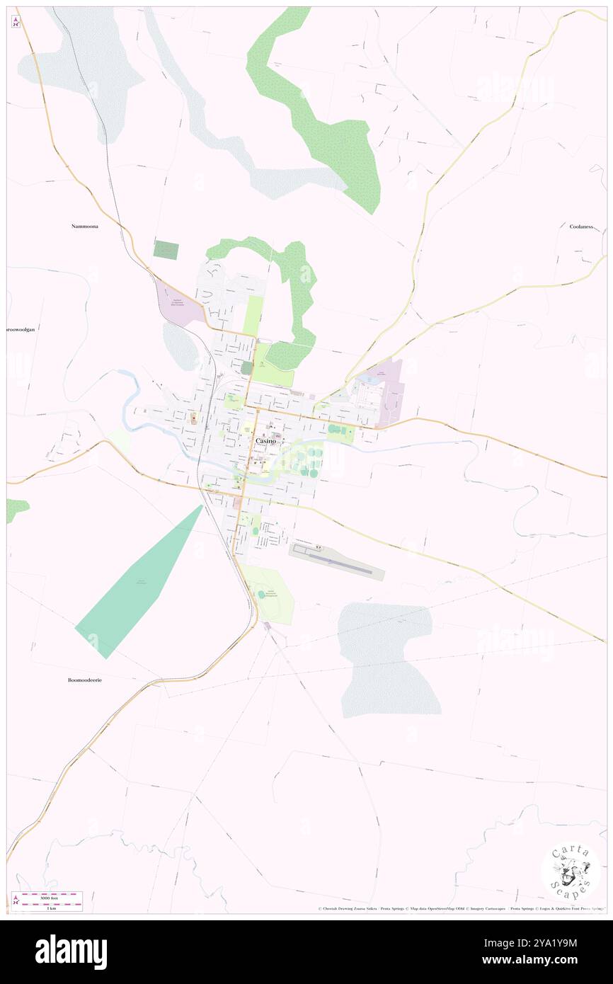 Queen Elizabeth Park, , AU, Australia, nuovo Galles del Sud, s 28 51' 57'', N 153 3' 18'', MAP, Cartascapes Map pubblicata nel 2024. Esplora Cartascapes, una mappa che rivela i diversi paesaggi, culture ed ecosistemi della Terra. Viaggia attraverso il tempo e lo spazio, scoprendo l'interconnessione del passato, del presente e del futuro del nostro pianeta. Foto Stock