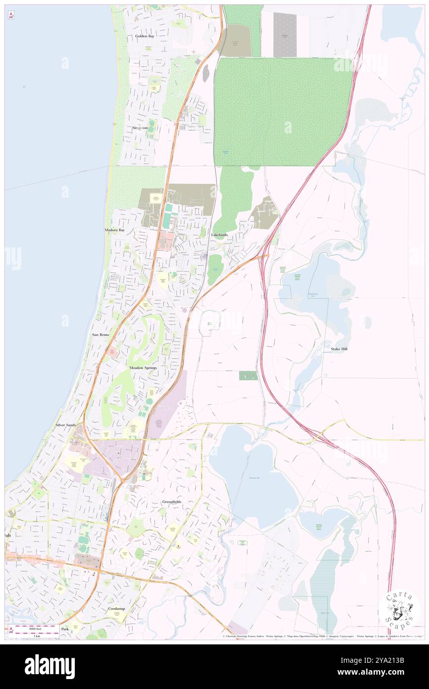 Marlee Reserve, , AU, Australia, Australia Occidentale, s 32 29' 13'', N 115 46' 20'', MAP, Cartascapes Map pubblicata nel 2024. Esplora Cartascapes, una mappa che rivela i diversi paesaggi, culture ed ecosistemi della Terra. Viaggia attraverso il tempo e lo spazio, scoprendo l'interconnessione del passato, del presente e del futuro del nostro pianeta. Foto Stock