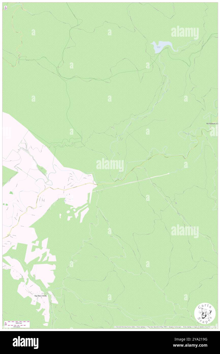 O'Shannassy River, AU, Australia, Victoria, s 37 43' 0'', N 145 46' 59'', MAP, Cartascapes Map pubblicata nel 2024. Esplora Cartascapes, una mappa che rivela i diversi paesaggi, culture ed ecosistemi della Terra. Viaggia attraverso il tempo e lo spazio, scoprendo l'interconnessione del passato, del presente e del futuro del nostro pianeta. Foto Stock