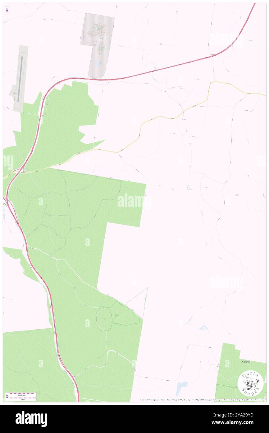 Fire Road Number Six, , AU, Australia, nuovo Galles del Sud, s 29 47' 44'', N 153 4' 30'', MAP, Cartascapes Map pubblicata nel 2024. Esplora Cartascapes, una mappa che rivela i diversi paesaggi, culture ed ecosistemi della Terra. Viaggia attraverso il tempo e lo spazio, scoprendo l'interconnessione del passato, del presente e del futuro del nostro pianeta. Foto Stock