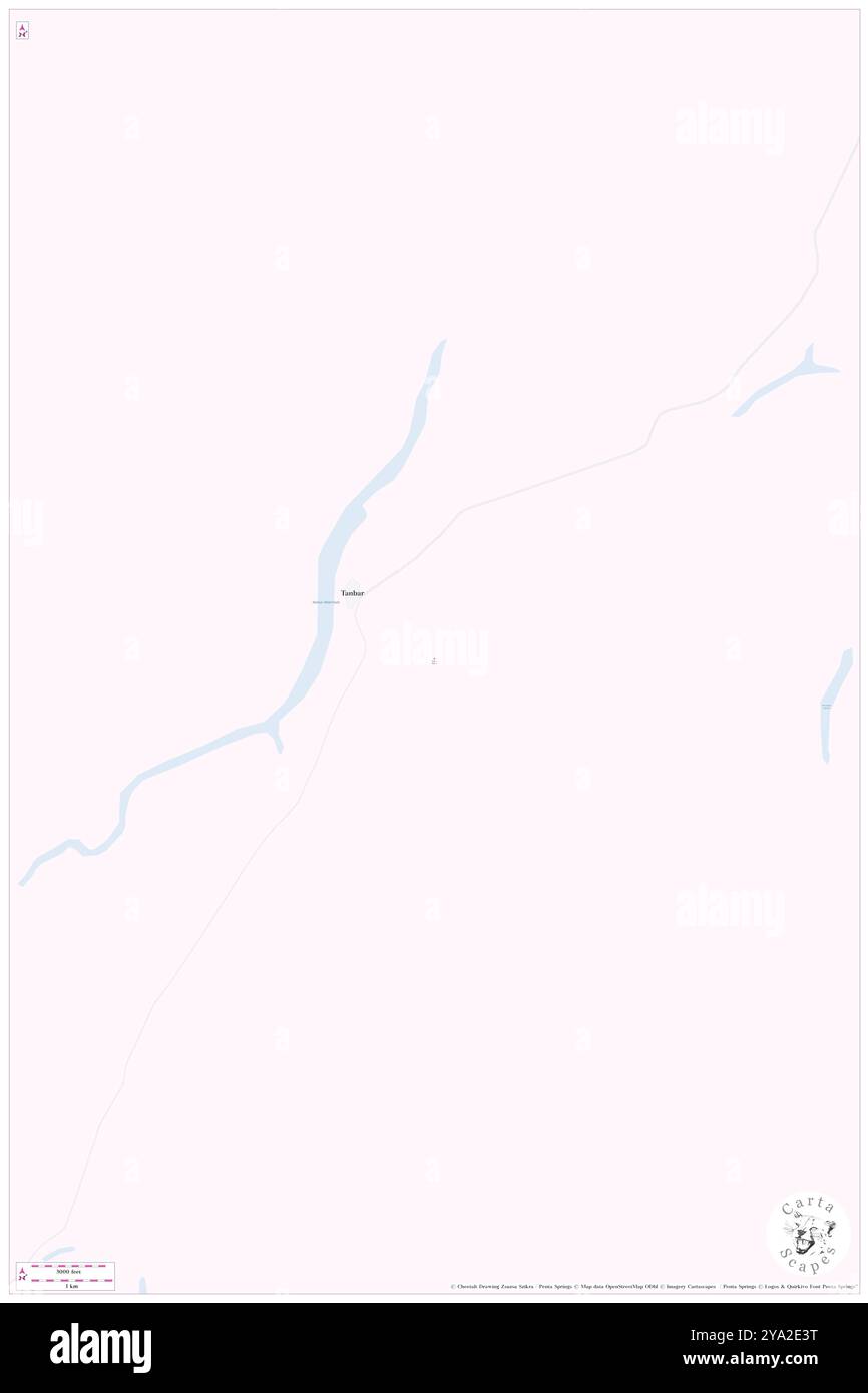 Aeroporto di Tanbar, Barcoo, AU, Australia, Queensland, s 25 50' 49'', N 141 55' 40'', MAP, Cartascapes Map pubblicata nel 2024. Esplora Cartascapes, una mappa che rivela i diversi paesaggi, culture ed ecosistemi della Terra. Viaggia attraverso il tempo e lo spazio, scoprendo l'interconnessione del passato, del presente e del futuro del nostro pianeta. Foto Stock