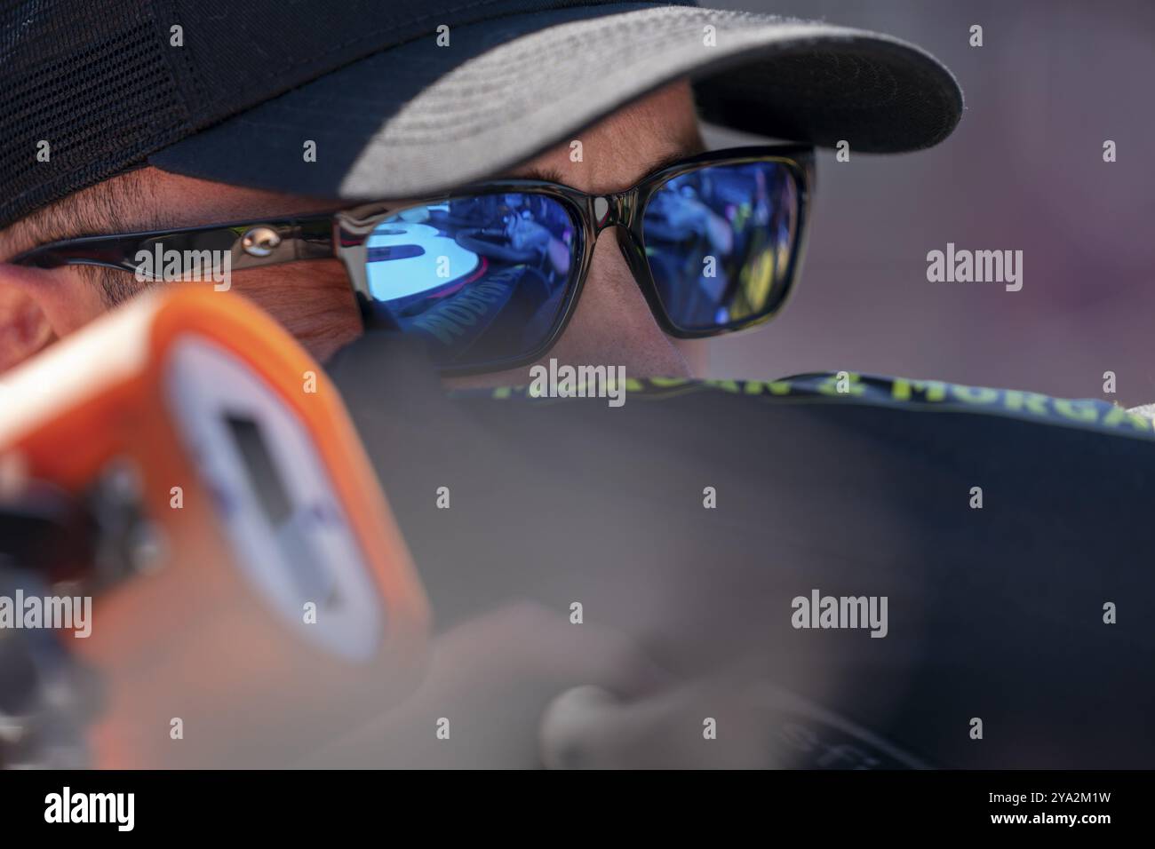 Austin Dillon sale in pista per qualificarsi per gli Shriners Children's 500 ad Avondale, Arizona, Stati Uniti, Nord America Foto Stock