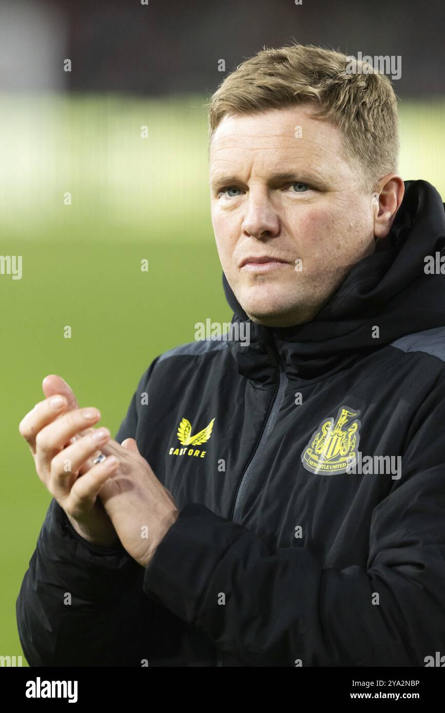 MELBOURNE, AUSTRALIA, 24 MAGGIO: Eddie Howe manager del Newcastle United vs A-League All Stars Men durante la settimana globale di calcio al Marvel Stadium di ma Foto Stock