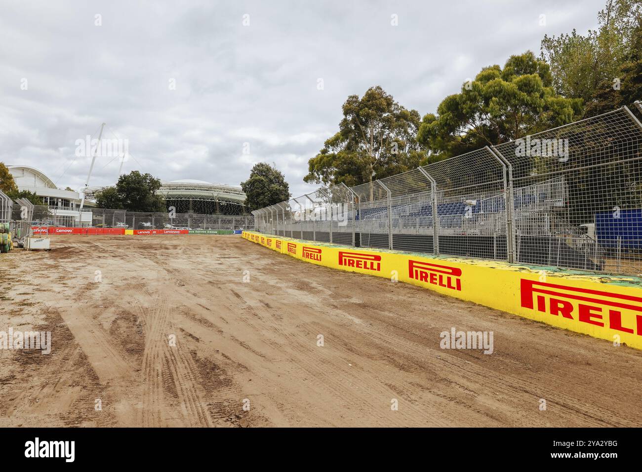 MELBOURNE, AUSTRALIA, 3 MARZO 2024: Costruzione di piste e preparativi per il Gran Premio d'Australia di Formula 1 2024 che si terrà dal 21 marzo al 24 aprile 2024 Foto Stock