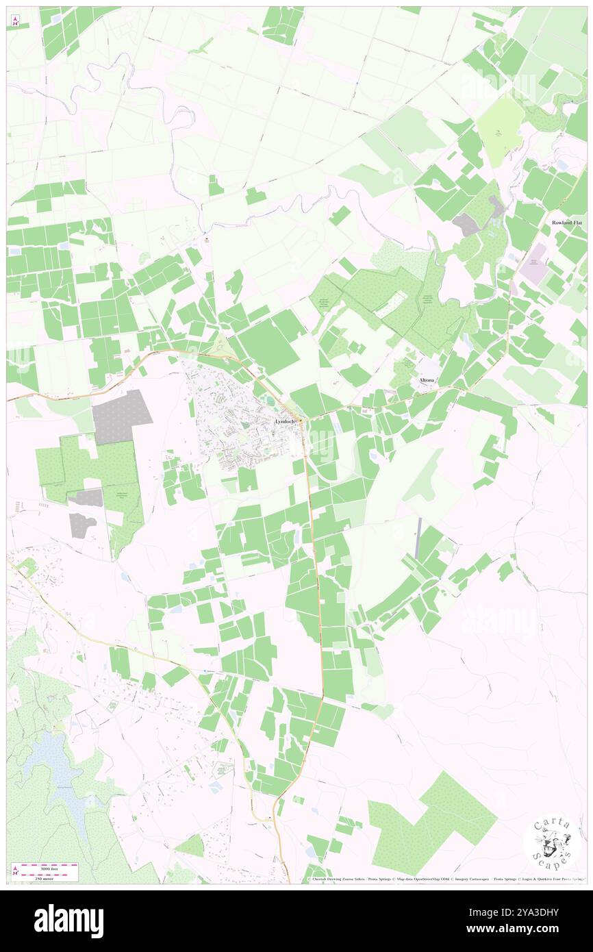 Lyndoch Railway Station, Barossa, Australia, Australia meridionale, s 34 36' 16'', N 138 53' 25'', mappa, Cartascapes Map pubblicata nel 2024. Esplora Cartascapes, una mappa che rivela i diversi paesaggi, culture ed ecosistemi della Terra. Viaggia attraverso il tempo e lo spazio, scoprendo l'interconnessione del passato, del presente e del futuro del nostro pianeta. Foto Stock