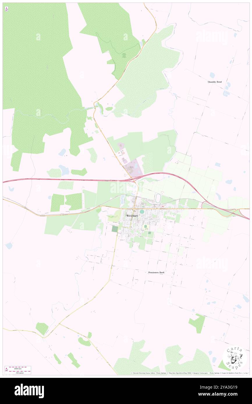 Westbury Recreation Ground, ( AU), Australia, Tasmania, s 41 31' 12'', N 146 49' 48'', MAP, Cartascapes Map pubblicata nel 2024. Esplora Cartascapes, una mappa che rivela i diversi paesaggi, culture ed ecosistemi della Terra. Viaggia attraverso il tempo e lo spazio, scoprendo l'interconnessione del passato, del presente e del futuro del nostro pianeta. Foto Stock