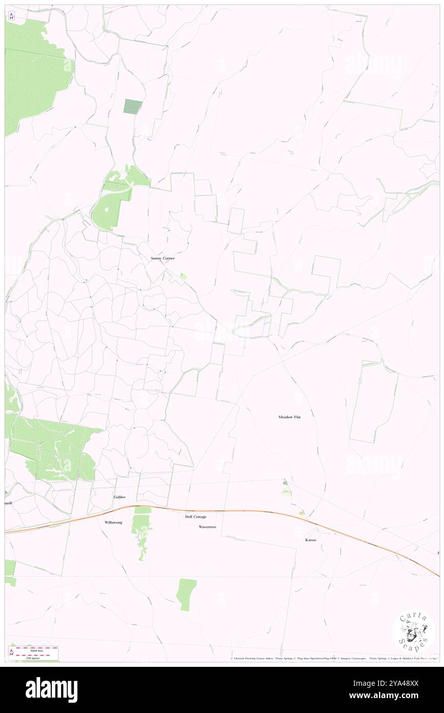 West Riding, Bathurst Regional, AU, Australia, nuovo Galles del Sud, s 33 23' 55'', N 149 54' 7'', MAP, Cartascapes Map pubblicata nel 2024. Esplora Cartascapes, una mappa che rivela i diversi paesaggi, culture ed ecosistemi della Terra. Viaggia attraverso il tempo e lo spazio, scoprendo l'interconnessione del passato, del presente e del futuro del nostro pianeta. Foto Stock