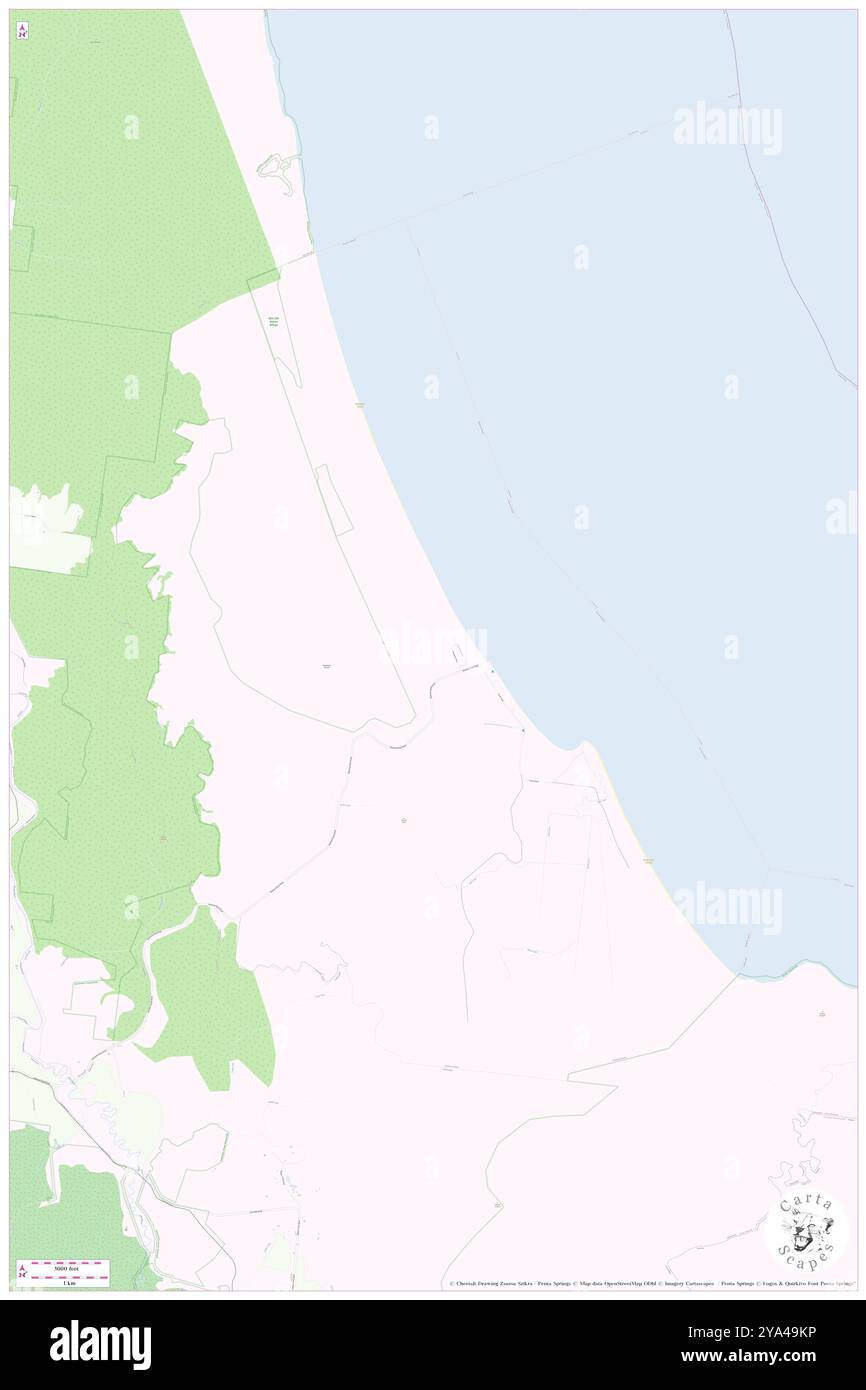 Bramston Beach, Cairns, AU, Australia, Queensland, s 17 21' 6'', N 146 1' 23'', MAP, Cartascapes Map pubblicata nel 2024. Esplora Cartascapes, una mappa che rivela i diversi paesaggi, culture ed ecosistemi della Terra. Viaggia attraverso il tempo e lo spazio, scoprendo l'interconnessione del passato, del presente e del futuro del nostro pianeta. Foto Stock