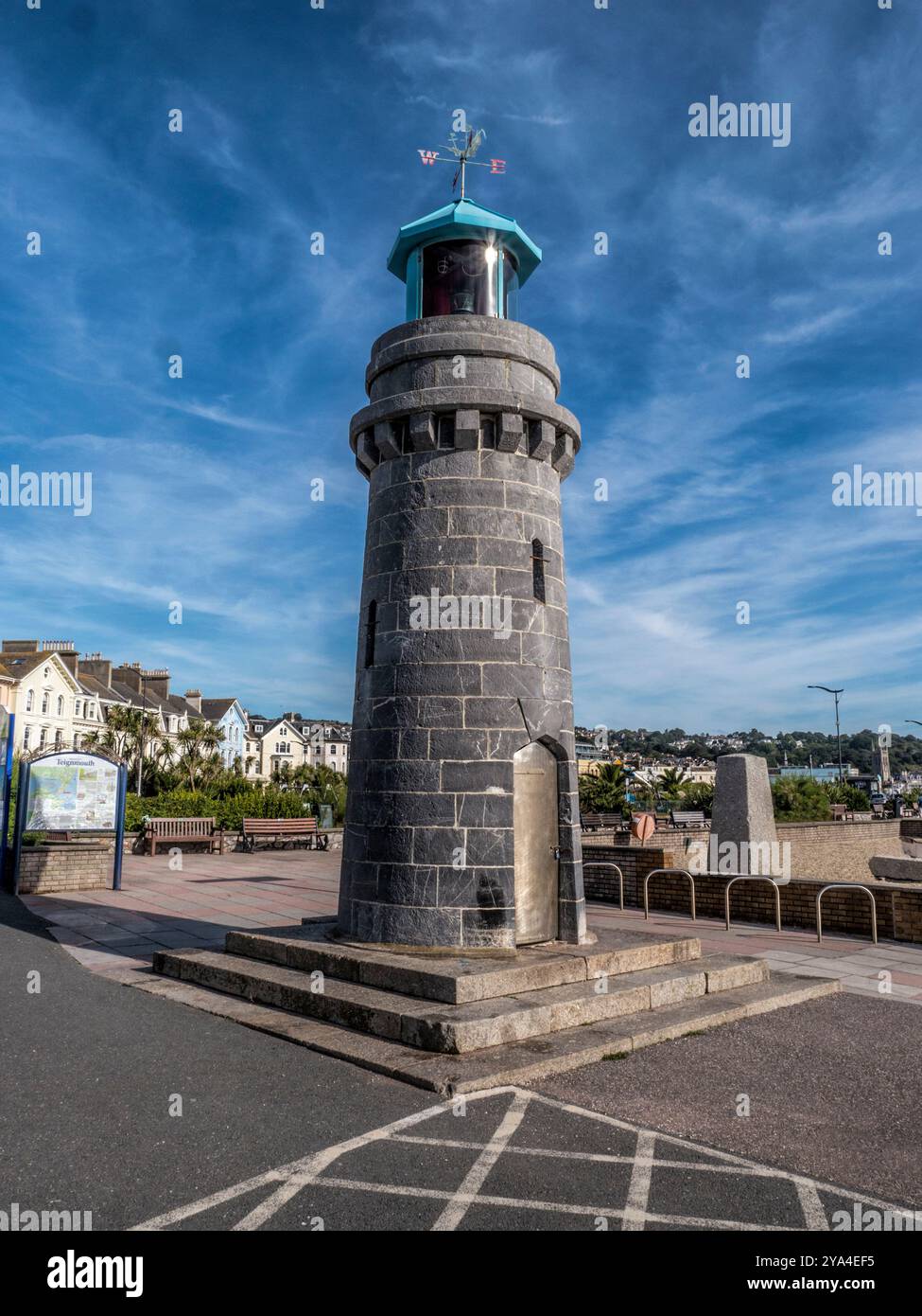 Faro di Teignmouth Foto Stock