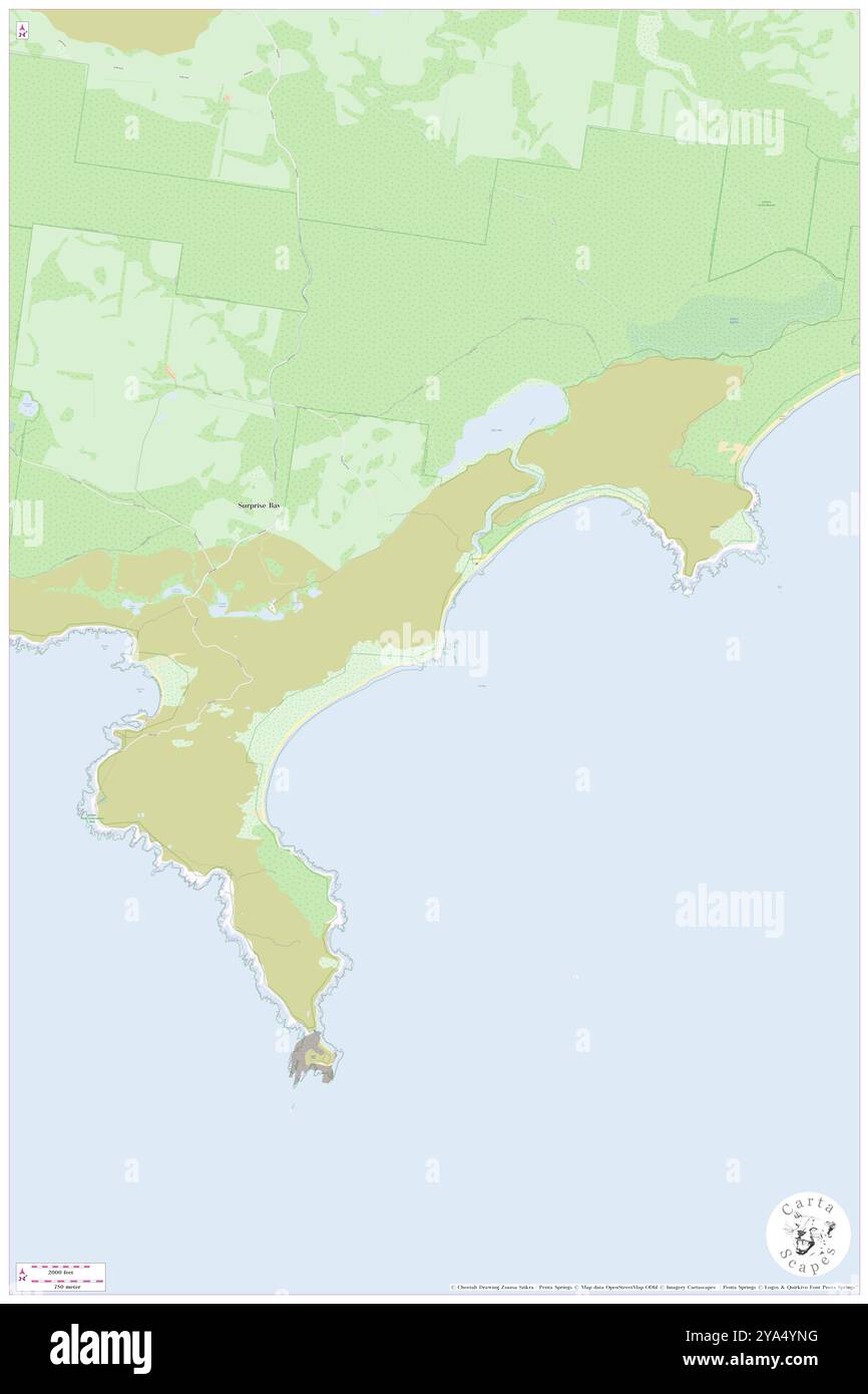 Middle Point, King Island, Australia, Tasmania, s 40 7' 23'', N 143 56' 26'', MAP, Cartascapes Map pubblicata nel 2024. Esplora Cartascapes, una mappa che rivela i diversi paesaggi, culture ed ecosistemi della Terra. Viaggia attraverso il tempo e lo spazio, scoprendo l'interconnessione del passato, del presente e del futuro del nostro pianeta. Foto Stock