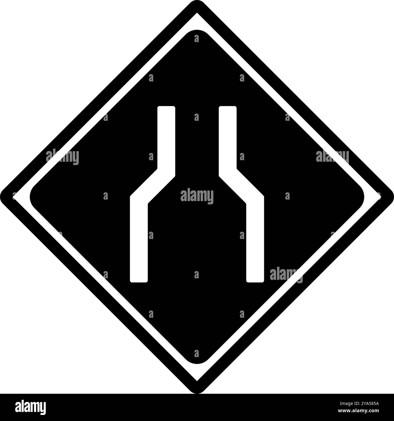 La strada giapponese restringe l'icona della silhouette. Vettore. Illustrazione Vettoriale