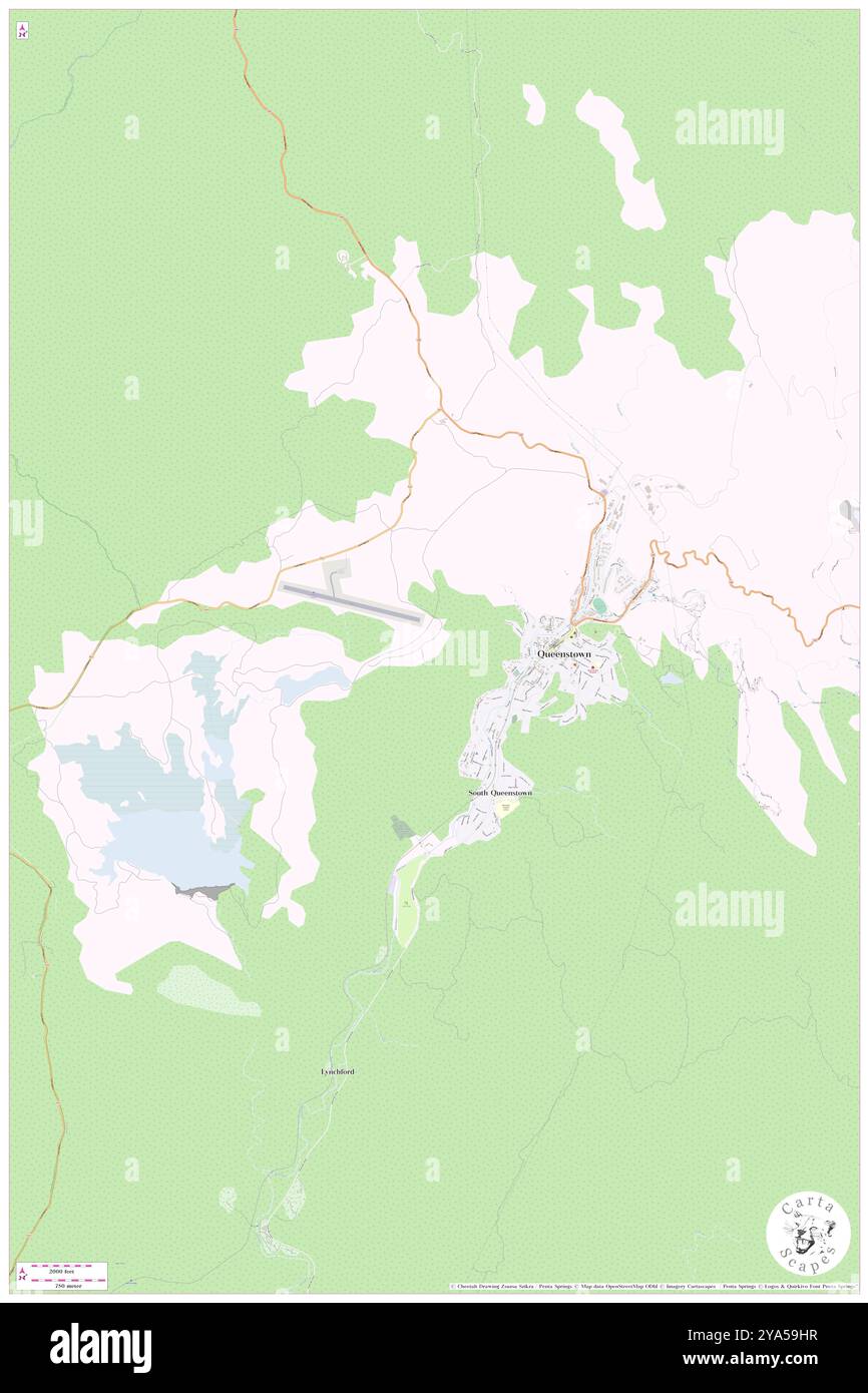 Preston Street Reserve, , AU, Australia, Tasmania, s 42 4' 47'', N 145 32' 23'', MAP, Cartascapes Map pubblicata nel 2024. Esplora Cartascapes, una mappa che rivela i diversi paesaggi, culture ed ecosistemi della Terra. Viaggia attraverso il tempo e lo spazio, scoprendo l'interconnessione del passato, del presente e del futuro del nostro pianeta. Foto Stock